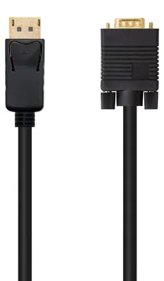 Produktbild von DisplayPort auf VGA Kabel BLACK Länge 2m