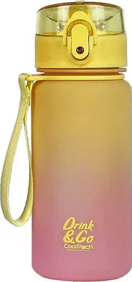 Image de CoolPack Bidon Brisk Mini Drink&Go Dégradé de couleurs pêche 400 ml