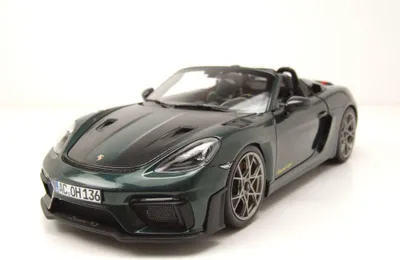 Produktbild von Norev 187272 Porsche 718 Spyder RS Weissach 2023 dunkelgrün 1:18