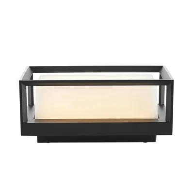 Produktbild von Arcchio LED-Außenwandleuchte Ismera, anthrazit/opal, IP65