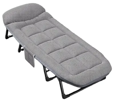Productafbeelding van Inklapbaar Veldbed met Matras en 6 Verstelbare Posities