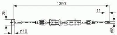Produktbild von Bosch Seilzug, Feststellbremse  1 987 482 213