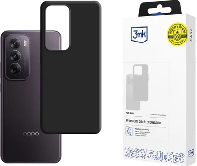 Zdjęcie produktu dla 3MK Matt Case Oppo Reno 12 czarny/black