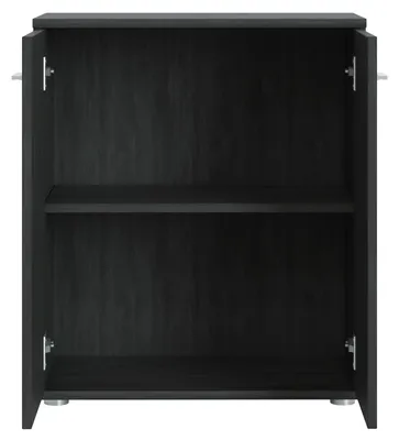 Produktbild von Kommode Sideboard Schrank TOMMY Esche grau, Anrichte mit 2 Türen inklusive Einlegeboden