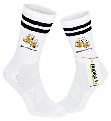 Produktbild von Huuraa Uni Socken Spielmannszug Schützenfest 37/41 Black Baumwolle Tennissocken Geschenkidee, KI-generiertes Bild