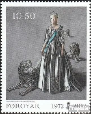 Produktbild von Briefmarken Dänemark - Färöer 2012 Mi 738 (kompl.Ausg.) postfrisch Königin Margrethe II.