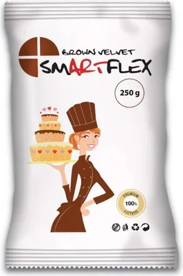 Produktbild von SmartFlex Fondant Braun Velvet 250g
