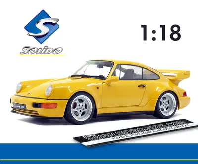 Obrázek produktu pro Solido Porsche 911 3.8 RS, Model sportovního automobilu, 1:18, Porsche 911 3.8 RS, Muži, 14 rok/roky, Žlutá