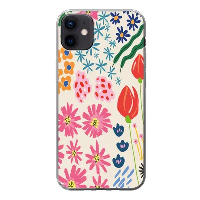 Produktbild von MuchoWow® Handyhülle Schutzhülle Hülle für iPhone 12 mini Blumen - Gestaltung - Tulpe Silikon Softcase Handy Hülle - Bild