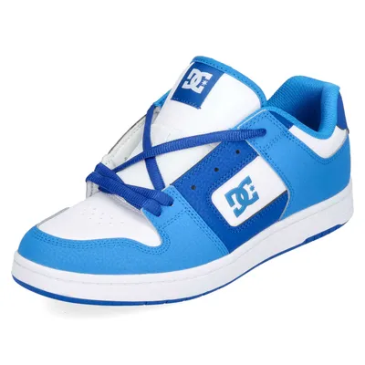 Produktbild von Dc Shoes Manteca 4 Schnür Ledersneaker in Blau Weiß – undefined / Blau Weiss