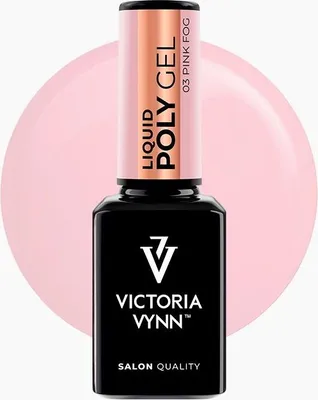 Produktbild von Victoria Vynn | Liquid Poly Gel - 03 Pink Fog - 15ml - Selbstnivellierend - Nagelverlängerung - Flüssiges Gel