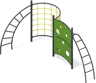 Image de Aktivplatz Spielplatz Hängeübergänge Seilstangen Kletterstangen Greifstangen