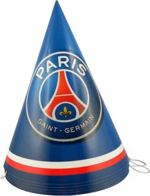 Immagine prodotto di Cappelli da festa ufficiali Paris Saint-Germain 6 pezzi rosso-bianco-blu - taglia unica