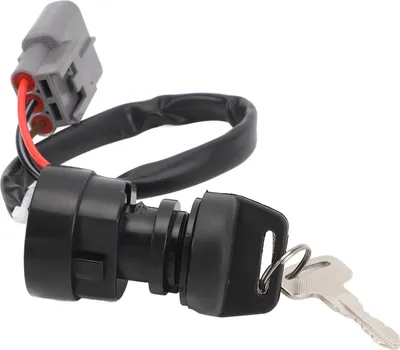 Obrázek produktu pro Spínač zapalování čtyřkolky, třívodičový startér se stabilním napájením a klíči pro Grizzly 660 YFM660 2002 až 2008