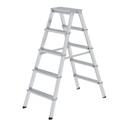 Produktbild von Guenzburger Steigtechnik MUNK 11235 Aluminium Stufen-Doppelleiter