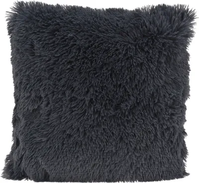 Immagine prodotto di Cuscino decorativo Hairy 45x45cm, grigio scuro
