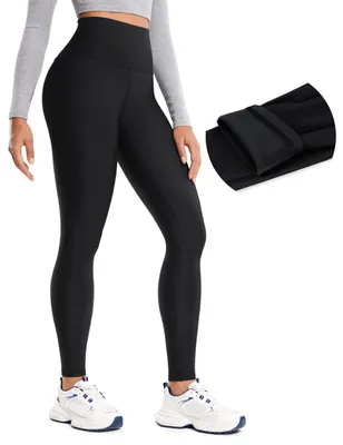Immagine prodotto di Leggings termici da donna - Foderate in pile - Compressione morbida - Vita alta - 28 pollici