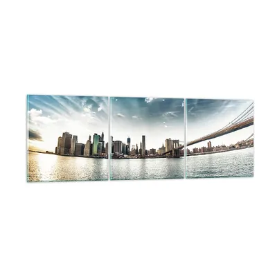 Produktbild von Bilder auf glas - Amerika wohnung architektur gebäude - 120x40cm - Glasbilder - Wandbilder - Kunstdruck - Wanddekoration aus Glas - Glas Bilder - Wandbild auf Glas - GCA120x40-2430