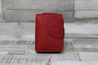 Produktbild von Greenburry Basic Reißverschluss-Damenkombi RFID red