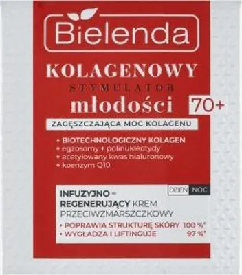 Zdjęcie produktu dla Bielenda Kolagen Skin Match Krem Do Twarzy Dla Cery Dojrzałej 70+ 50 Ml