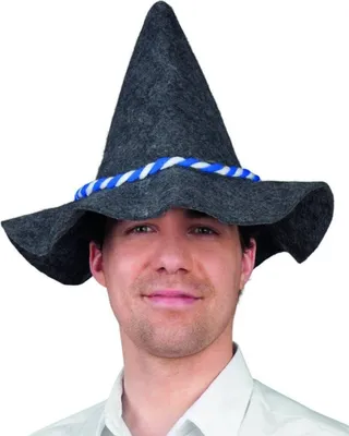 Imagen del producto de Boland 92980, sombrero para disfraz de carnaval, adulto, hombre, poliéster, , azul, blanco, 94 g