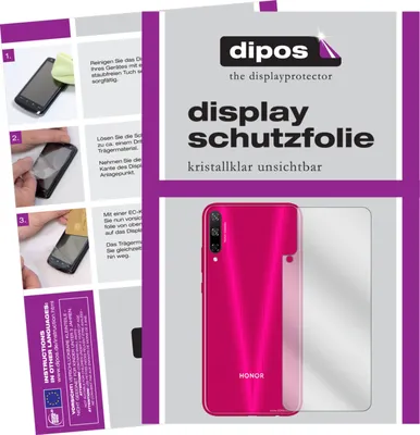 Produktbild von 6x Schutzfolie für Huawei Enjoy 10 Rückseite klar Displayschutzfolie Folie Display Schutz dipos