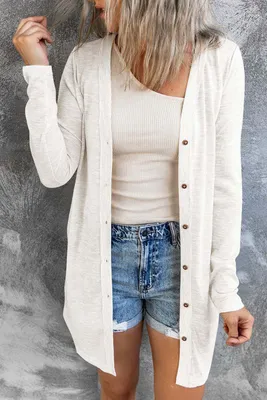 Produktbild von OMG Strickjacke für Frauen Namen weiß M