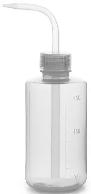 Waschflasche LDPE 250 ml, schmaler Hals, 1 Stück