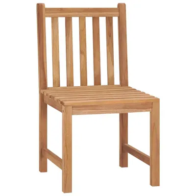 Produktbild von vidaXL Gartenstühle 2 Stk. Massivholz Teak