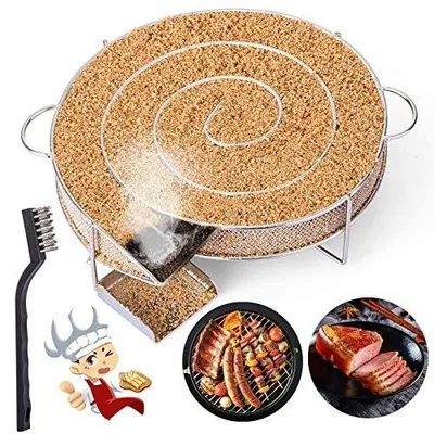 Zdjęcie produktu dla Generator zimnego dymu spiralny do wędzarni grilla stali nierdzewnej zestaw