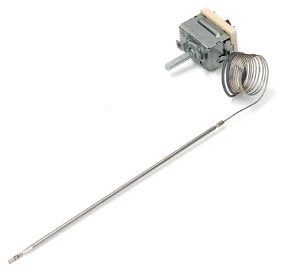 Thermostat für Backofen, 299 °C, 2 Kontakte, 840 mm Kapillare