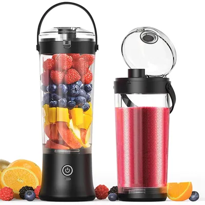 Productafbeelding van TOPESCT Mixer, keukenapparaat, draagbare blender, 500 ml, voor smoothies en shakes