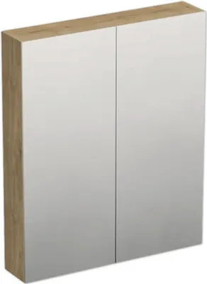 Produktbild von Jungborn Spiegelschrank TRENTA 60 x 14,4 x 72 cm Halifax eiche 2-türig IP 44