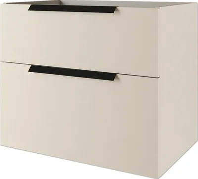 Produktbild von Waschtischunterschrank Baden Haus Urban BxHxT 74 x 62 cm x 46 cm Frontfarbe gebürstet weiß matt