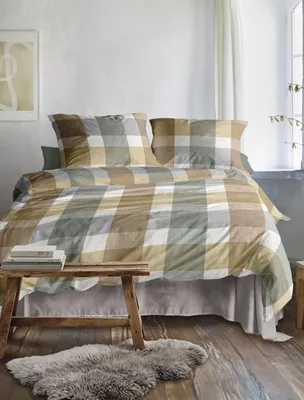 Produktbild von Irisette GmbH & Co. KG Edel-Feinbiber Bettwäsche Set Koala 8622 Farbe gold Größe 135x200+80x80