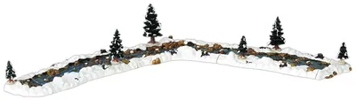 Dorfbach-Dekoration, 11-teilig, 50,3 cm, mehrfarbig