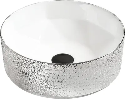 Image de Lavabo MEXEN CLARISA blanc/argent 41 cm