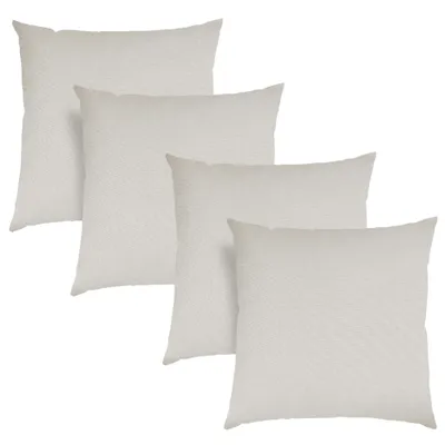 Produktbild von sleepling - 4er Set Sofakissen, 40 x 40 cm, Dekokissen, Kopfkissen, beige