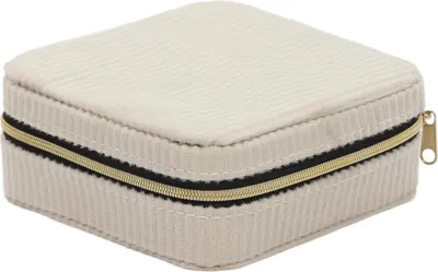 Immagine prodotto di Portagioie, velluto a coste, 12 x 12 x 5 cm