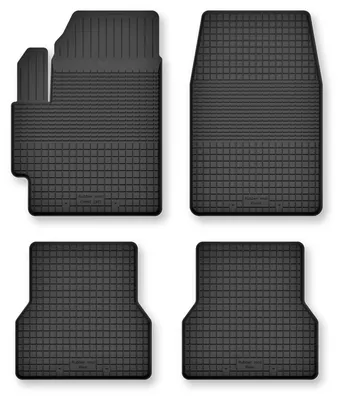 Zdjęcie produktu dla Dywaniki gumowe do Mitsubishi Colt VI Z30 2004-2008 (hatchback) – 4 szt., czarne, dobierane – Wielganizator Semi-Universal