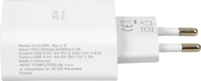 Produktbild von Reiseladegerät iBOX C-36 GaN PD20W  weiß