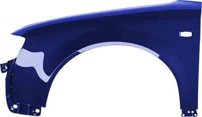 Produktbild von BLU Premium Kotflügel Passend für Audi A4 B6 LZ5K Links Blau SantorinBlau | 2000-2004 | Vorderseite Vorne | Lackiert | Einbaufertig | Verzinkt