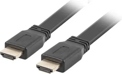 Produktbild von Lanberg - Flaches Videokabel HDMI-A Stecker 2.0 4K Lanberg 1m