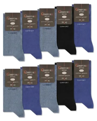 Produktbild von Solidchoice – 10 Paar bequeme Socken ohne Gummi für Damen und Herren