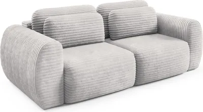 Produktbild von Golgi - Schlafsofa 2-Sitzer, 266x121 cm Weiß, Stauraum