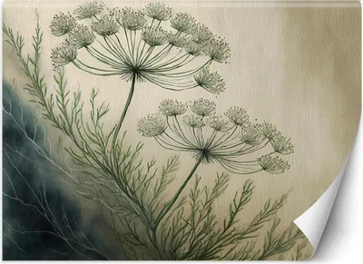 Produktbild von Vlies fototapete Botanische Pflanzen Abstrakt 150x105 cm Feeby Beige inkl. Kleber einfache Montage