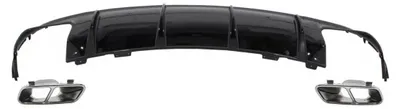 Zdjęcie produktu dla Dywizor układu wydechowego, tłumik wydechu dla MERCEDES CLA W117 X117 13-18 Facelift CLA45 Look.