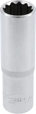 Obrázek produktu pro Yato YT-12939, 1 kusů, 12bodový, 25,4 / 2 mm (1 / 2"), Nerezová ocel, 77 mm