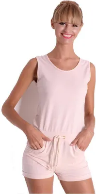 Produktbild von Damen Overall Sportlich Elegant bequem Einteiler Gr. S/M; Puderrosa