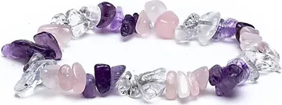 Zdjęcie produktu dla Bransoletka Złoty Trójkąt Chipsy Gumka - opakowanie 3 szt. - ±0,7 cm